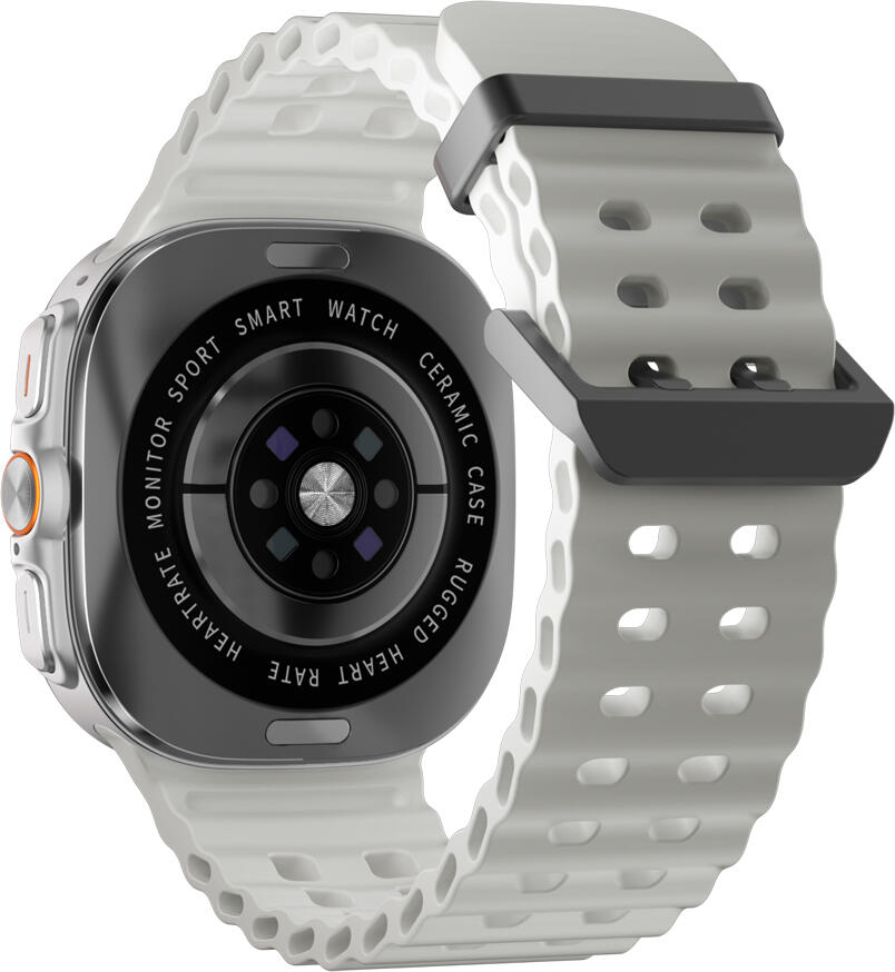 Smartwatch Charome T14 Amoled Argintiu Ecran AMOLED 1.43 inch 466x466px Carcasa Metal 46mm Procesor JL 7012 Dual Core 128MB IP68 Rezistenta Apa Apeluri HD GPS