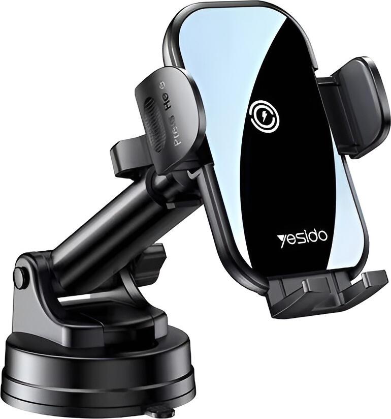 Yesido Car Holder Wireless Automatic 15W C197, Black