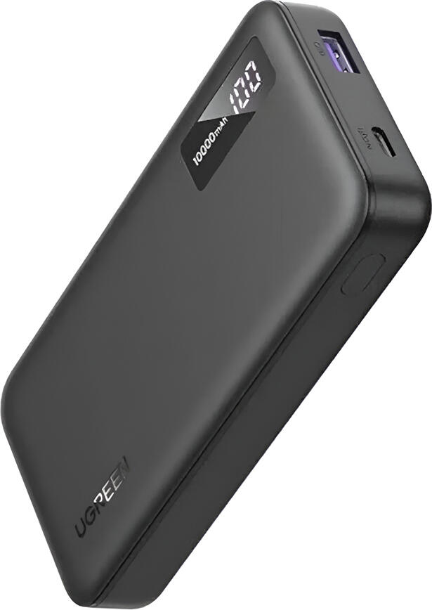 UGREEN Power Bank with Digital Display, 10000mAh, 22,5W, Black
