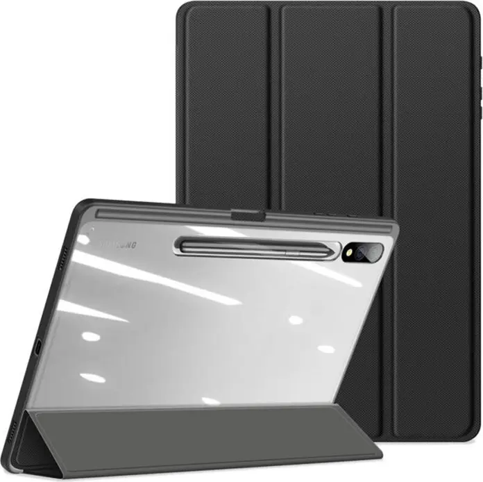 Husa Dux Ducis Toby pentru Samsung Galaxy Tab S10 Plus, S9 Plus, S9 FE Plus, Protectie Shock-Resistanta din PU cu Stand Pliabil si Auto Sleep/Wake