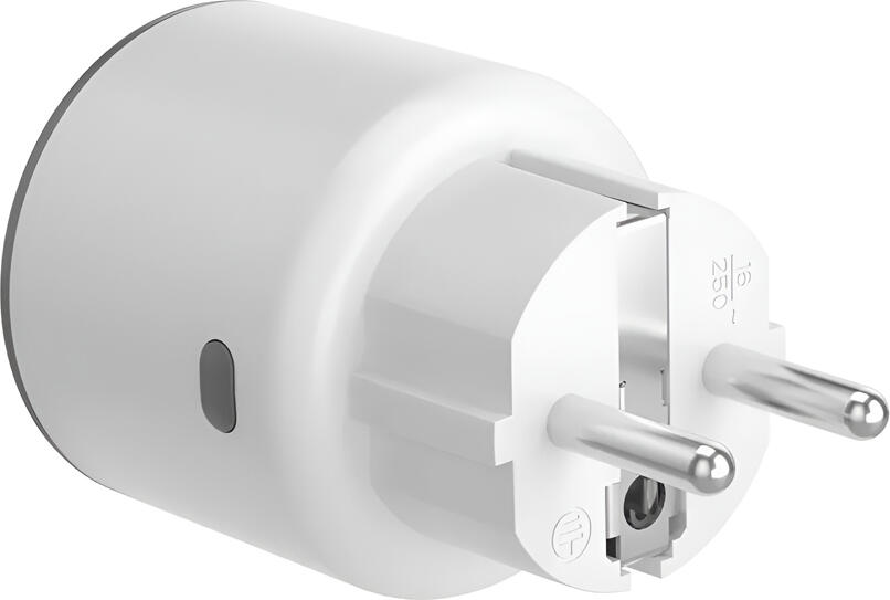 Умная розетка Sonoff iPlug S60, 16А 3680Вт, Тип F Schuko, Wi-Fi 2.4 ГГц, Мониторинг энергопотребления, Дистанционное управление, eWeLink, Google Home, Alexa, Белый