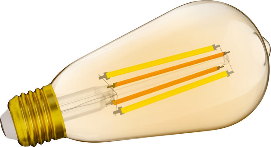 Sonoff B02-F-ST64 Smart LED Filament Bulb E27 7W 700lm Adjustable Color Temp 1800K-5000K Amber Glass Vintage ST64 Wi-Fi eWeLink Alexa Google Assistant
