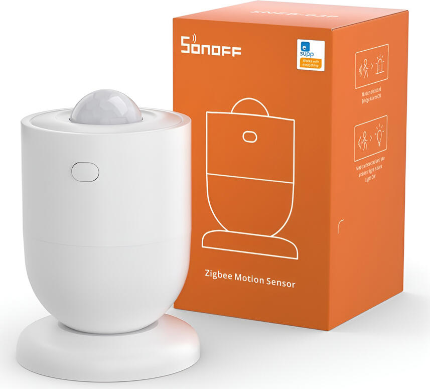 Sonoff SNZB-03P Zigbee 3.0 Motion Sensor, PIR Passive Infrared Detector, 6m Range, 110 Degree Angle, eWeLink App, Alexa & Google Home Compatible