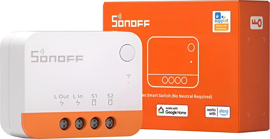 Sonoff ZBMINIL2 Extreme Zigbee 3.0 Smart Switch, No Neutral Required, 100-240V 6A, Overheating and Overload Protection, eWeLink, Alexa, Google Assistant