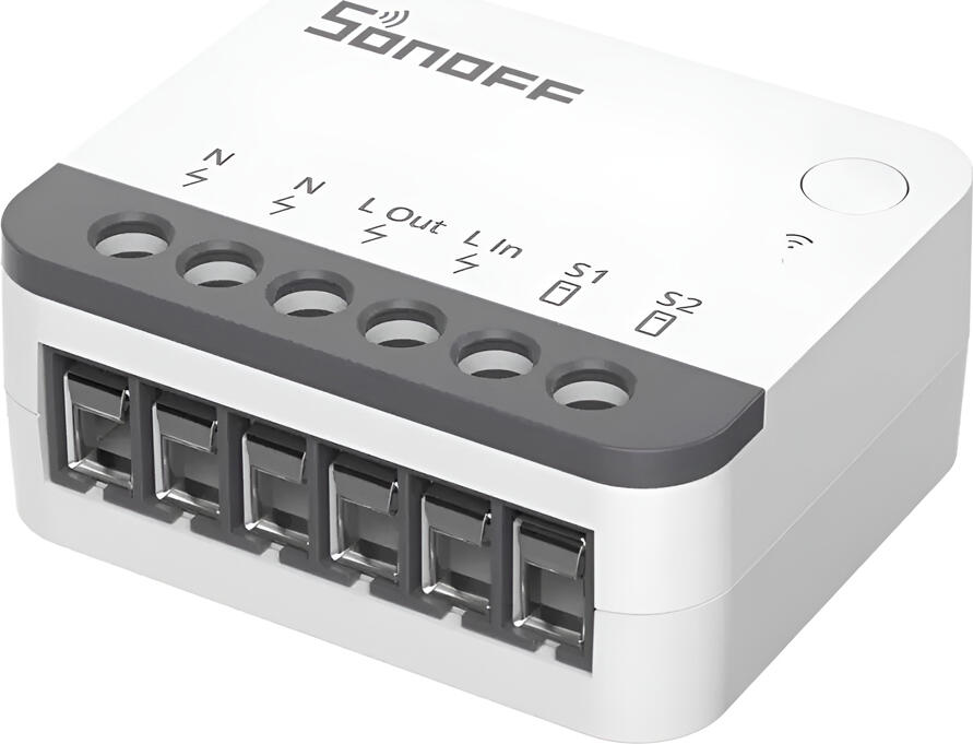 Sonoff ZBMINIR2 ZBMINI Extreme Intrerupator Inteligent Zigbee 3.0, 10A 2400W Canal Unic, Necesita Neutru, Compatibil eWeLink, Alexa si Google Assistant