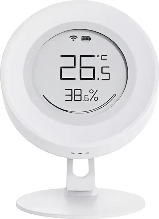Senzor Smart de Temperatura si Umiditate Avatto ZWHS16 Zigbee 3.0 cu Ecran LCD, Compatibil Tuya Smart Life, Control Vocal, Monitorizare in Timp Real