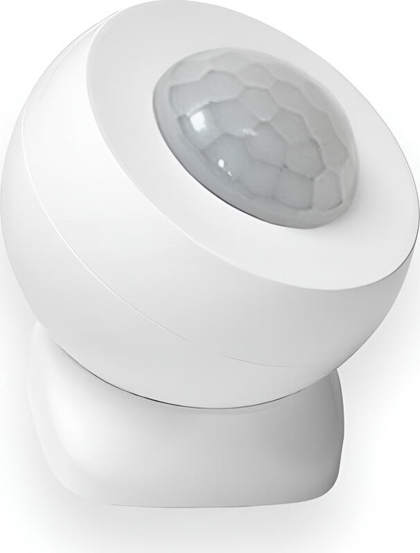 Avatto ZMS16 Zigbee 3.0 PIR Motion Sensor, 8m Detection Range, 60 Degree Angle, Tuya Smart Life Compatible, White Polycarbonate, Magnetic Base