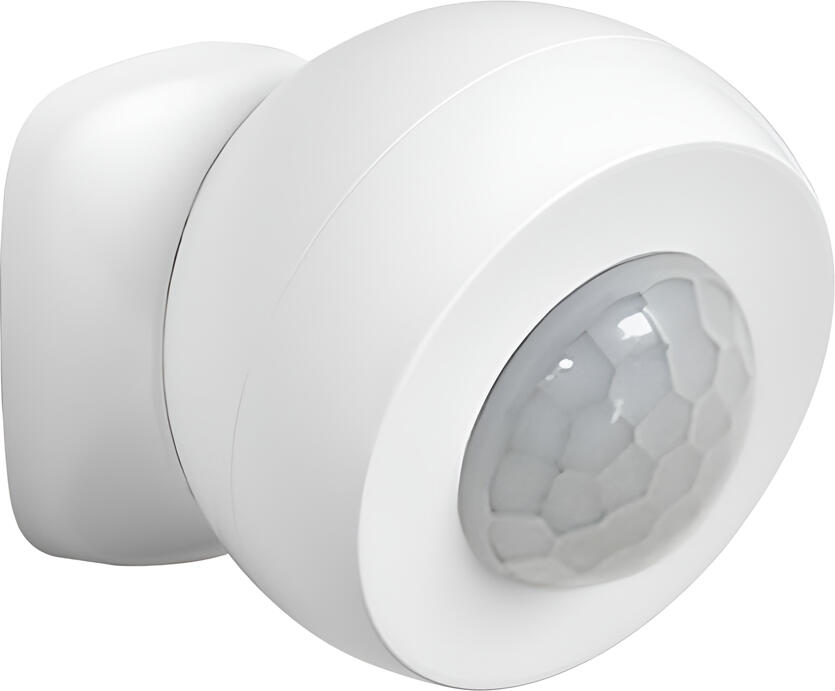 Avatto ZMS16 Zigbee 3.0 PIR Motion Sensor, 8m Detection Range, 60 Degree Angle, Tuya Smart Life Compatible, White Polycarbonate, Magnetic Base