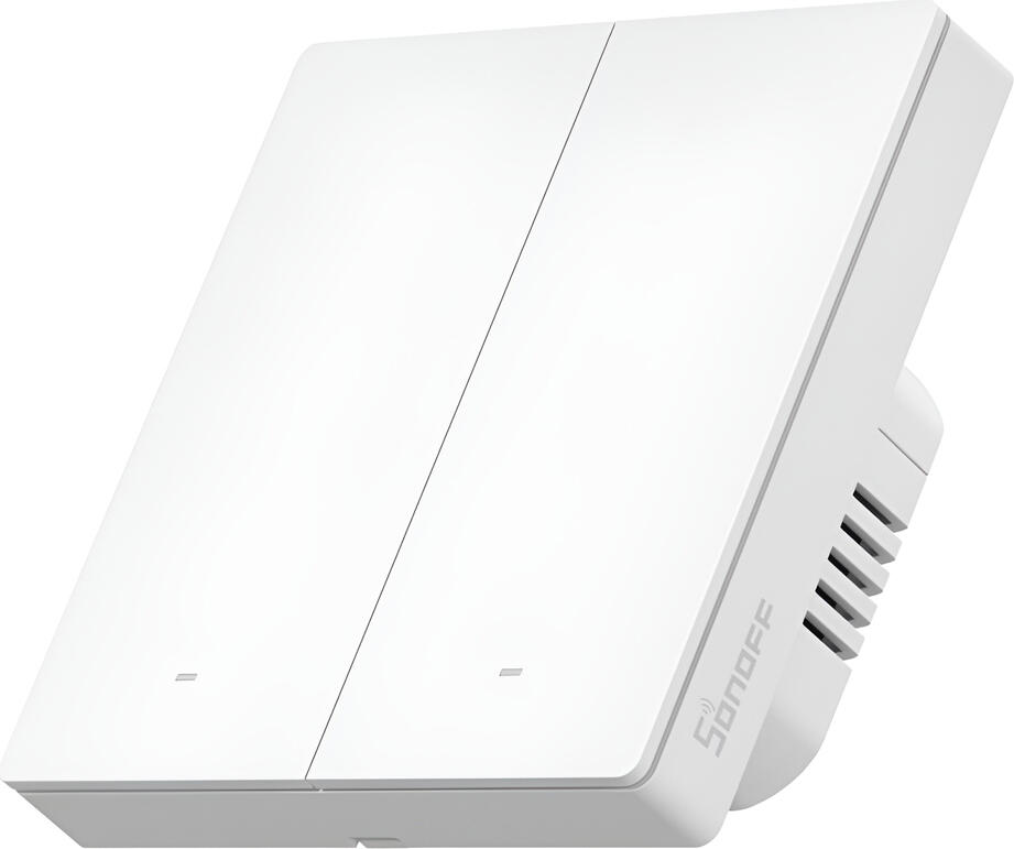 Sonoff Matter Over Wi-Fi Smart Wall Switch SwitchMan M5 2-Gang (Neutral Wire), White