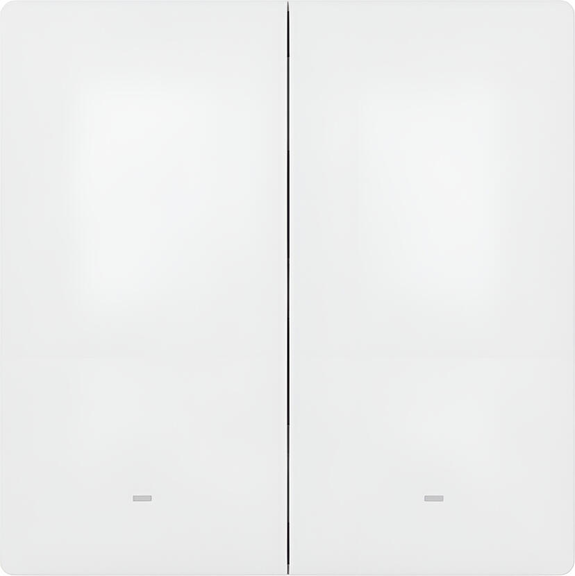 Sonoff SwitchMan M5 Smart Wall Switch, 2-Gang Matter Compatible, Wi-Fi 2.4GHz, Neutral Required, 10A 2200W, Voice Control, eWeLink App, White PC