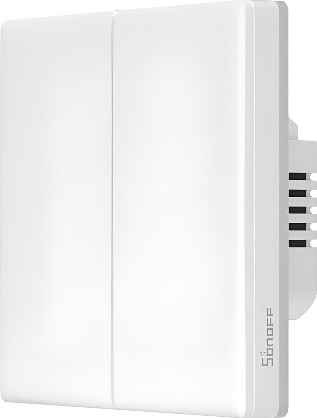 Sonoff Wi-Fi Smart Touch Wall Switch TX Ultimate 2-Gang (Neutral Wire), White