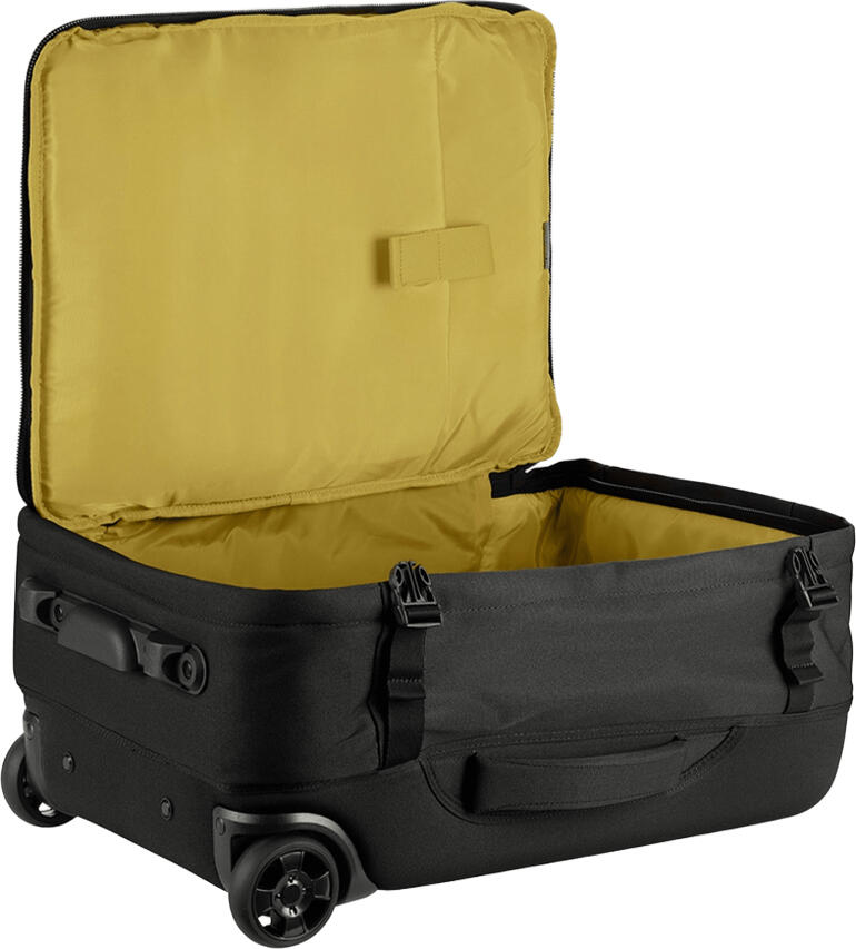 Trolley Cabin Tucano Tugo S cu doua roti, 34.5L din material impermeabil, baza termoformata, 360 x 530 x 200 mm, Negru