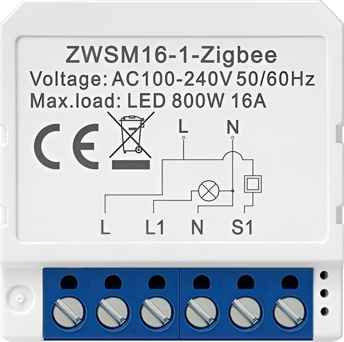 Avatto Smart Light Switch 1 Gang 250W 10A Zigbee (Neutral Wire)
