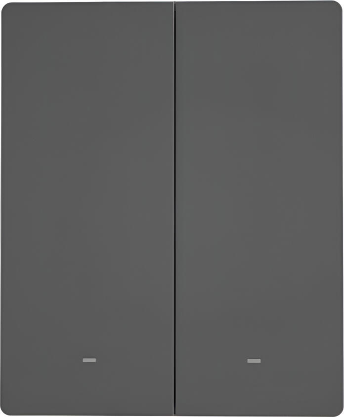 Sonoff Wi-Fi Smart Wall Switch SwitchMan M5 2-Gang (Neutral Wire), Dim Gray