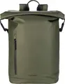 Tucano Rollo Water-Resistant Roll-top Backpack for Laptops up to 15.6 inch and MacBook Pro 16 inch, Recycled Polyester, 21L Capacity, Military Green