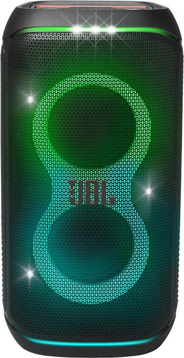 JBL PartyBox Club 120 Portable Bluetooth Speaker, 160W RMS, IPX4 Water Resistant, 12h Battery, Dynamic Lightshow, Mic Inputs, Black