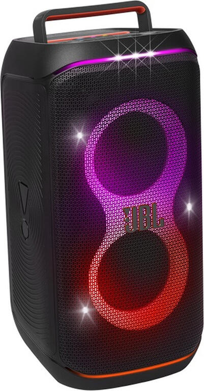 JBL PartyBox Club 120 Portable Bluetooth Speaker, 160W RMS, IPX4 Water Resistant, 12h Battery, Dynamic Lightshow, Mic Inputs, Black