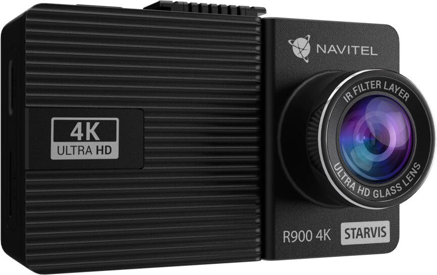 Navitel R900 4K Dash Cam, Sony STARVIS IMX415 Sensor, 3840x2160 Ultra HD, 140 Degree Wide Angle, G-Sensor, Supercapacitor, 2.35 inch IPS Screen