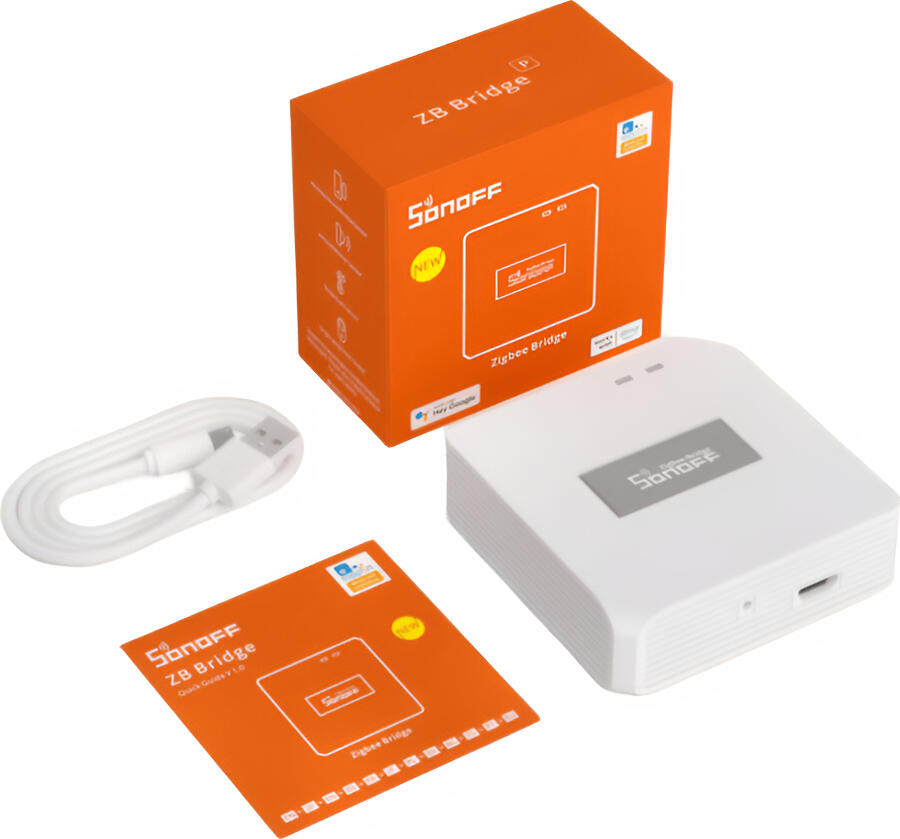 Sonoff Zigbee Bridge Pro ZBBridge-P Gateway WiFi la Zigbee 3.0, Procesor ESP32 Dual-Core, Cip CC2652P, Suporta 128 Dispozitive, Aplicatie eWeLink, Alexa si Google Assistant