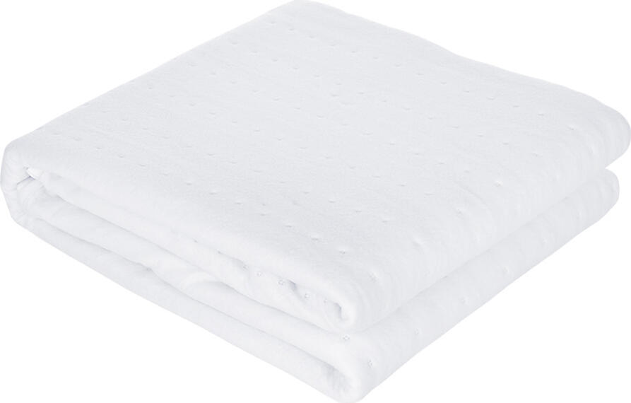 NOVEEN EB360 Electric Heating Mat, 140 x 160 cm, 120W, Dual Control Panels, 3 Heating Levels, Overheat Protection, White