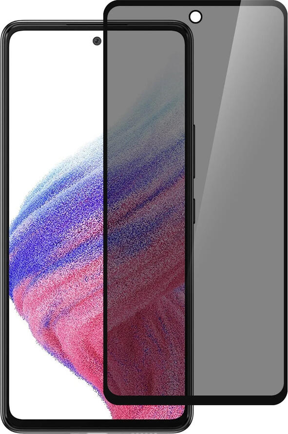 Golden Armor Privacy Tempered Glass Screen Protector for Samsung Galaxy A35, 9H Hardness, Full Coverage, Anti-Fingerprint, Scratch and Shock Resistant