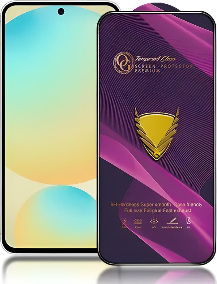 Golden Armor GA Tempered Glass for Samsung A35, Black (10pcs)