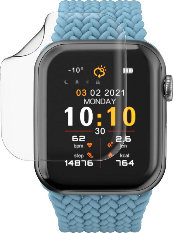 Devia Intelligent TPU Soft Anti-explosion Front Screen Protector Film for Smartwatch, Transparent, Shock Resistant, Anti-scratch, 0.15mm