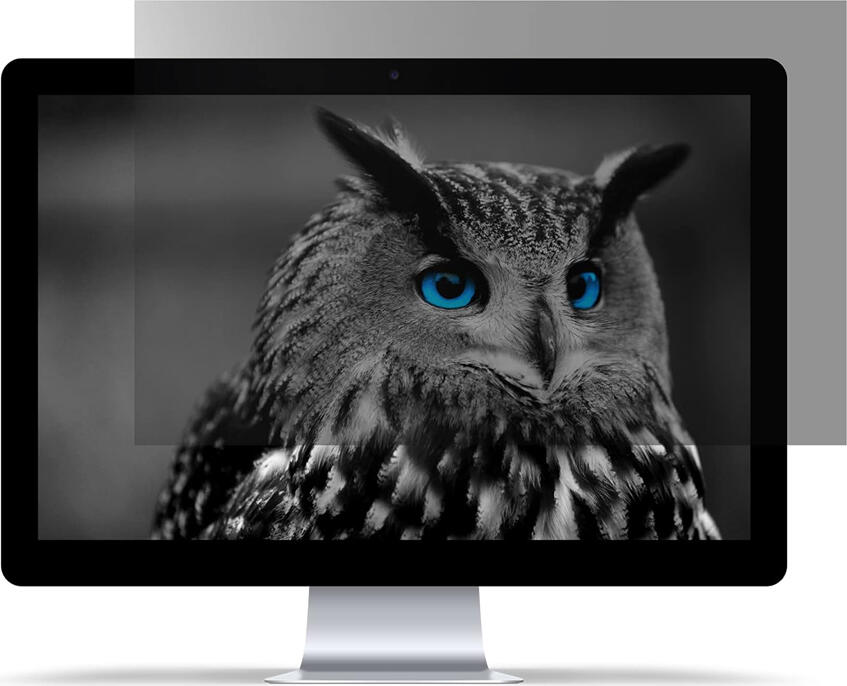Natec Owl Privacy Filter 15.6 inch 16:9 Anti-Glare Screen Protector Micro-blinding Technology Anti-Scratch and Anti-Fingerprint