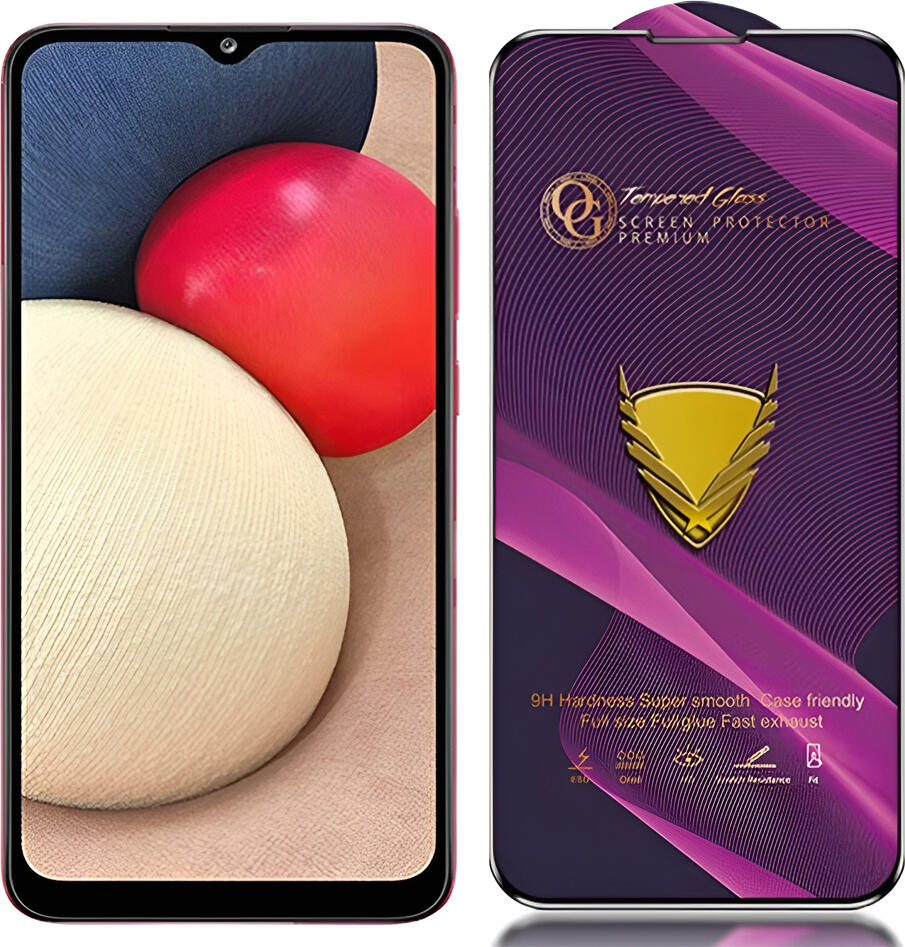 Golden Armor Tempered Glass Screen Protector for Xiaomi Redmi 14C, 9H Hardness, Full Coverage with Black Borders, Scratch and Shock Resistant