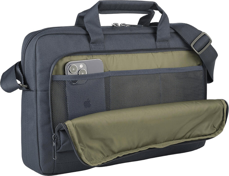 Tucano Star 15.6 Laptop Bag, Recycled PET Material, Blue, Padded Compartment for 15.6 inch Laptops and MacBook Pro 16, Adjustable Shoulder Strap