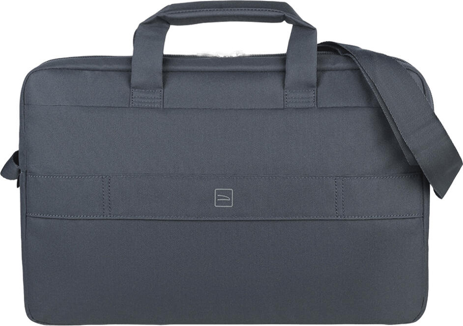 Tucano Star 15.6 Laptop Bag, Recycled PET Material, Blue, Padded Compartment for 15.6 inch Laptops and MacBook Pro 16, Adjustable Shoulder Strap