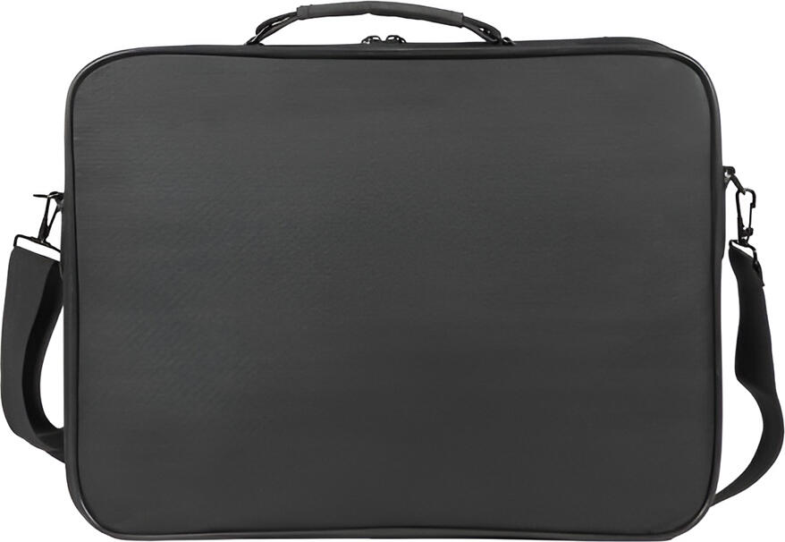 Natec Impala 2 Laptop Bag for 15.6 inch Laptops, Anti-Shock System, Water-Resistant Polyester, Ergonomic Handle and Shoulder Strap, Onyx Black