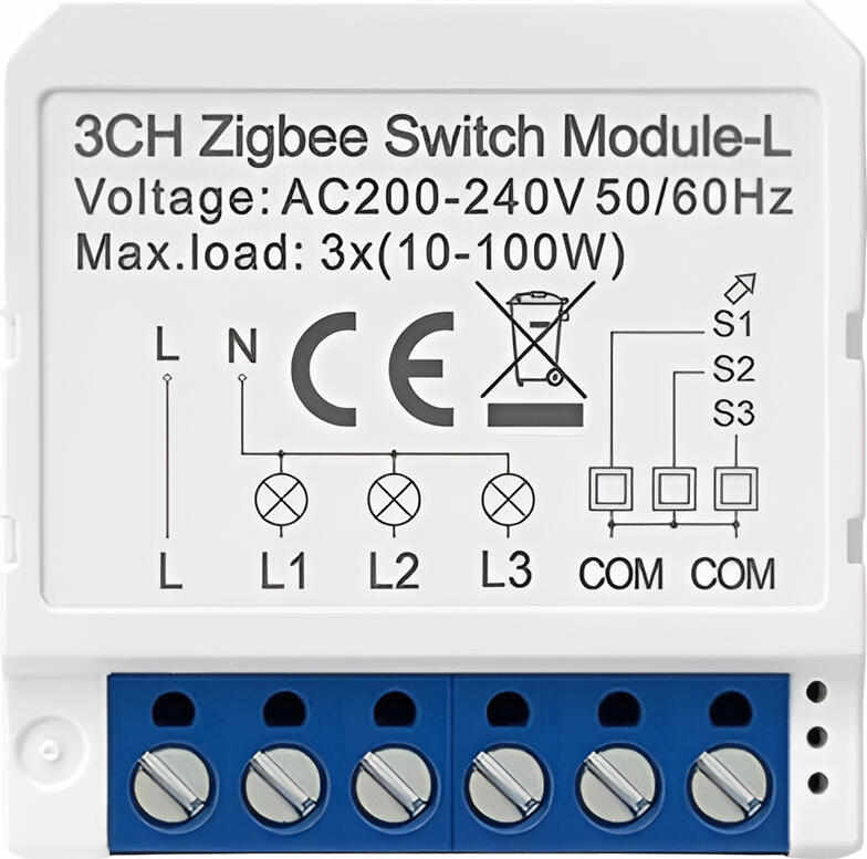 Avatto Smart Light Switch 3 Gang 100W Zigbee (No Neutral Wire)