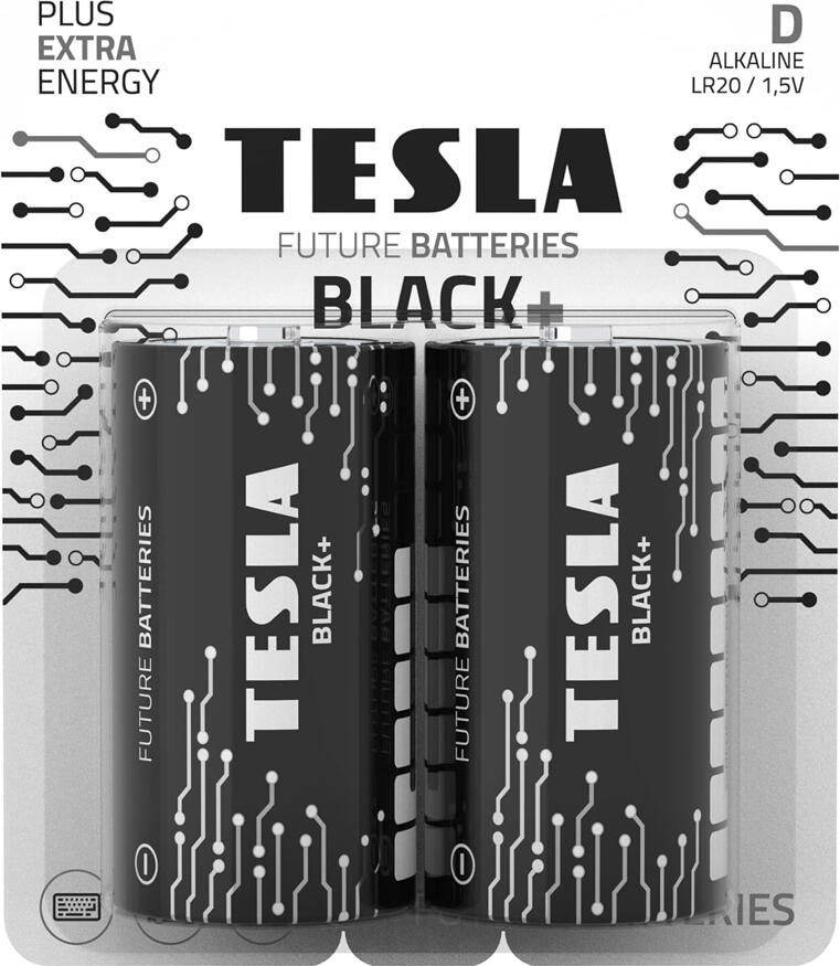 TESLA Batteries D LR20 Alkaline 2 pcs Blister