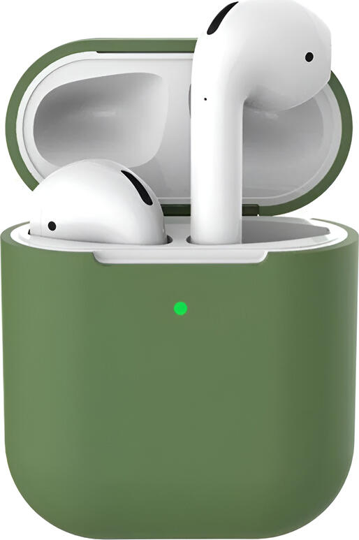 Silicone Protective Case for Apple AirPods 2, Shockproof Anti-Scratch Cover with Charging Port Access, Flexible Grip Design