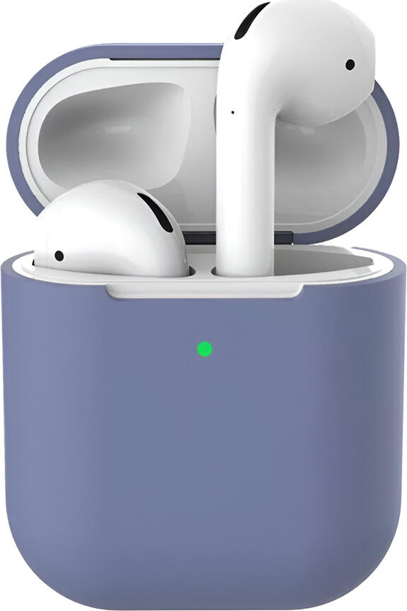 Helmet Case Silicone Airpods 2, Lavander Gray