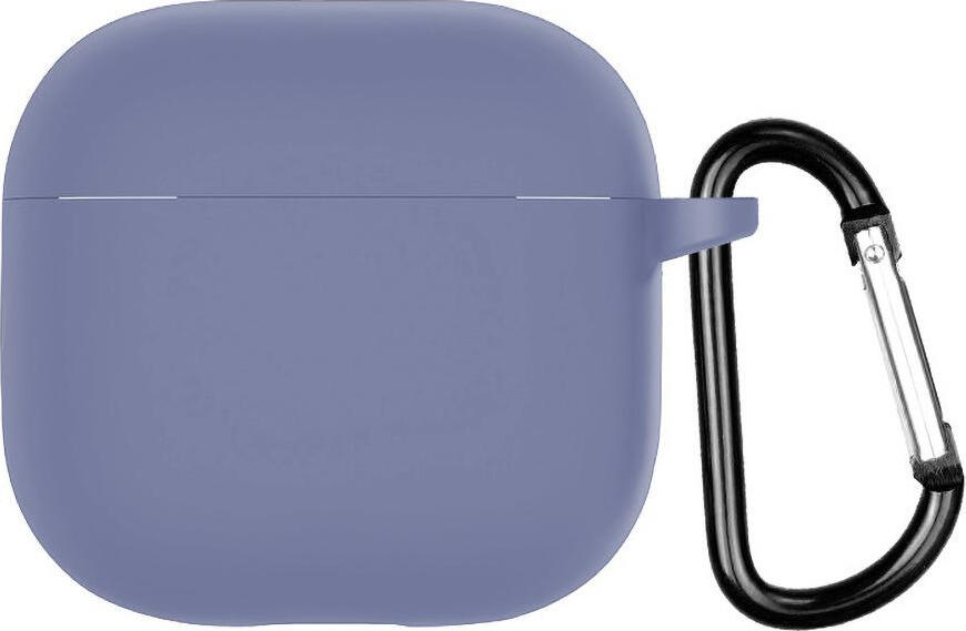 Helmet Case Silicone Airpods 4, Lavander Gray