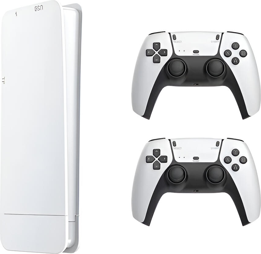 M15 Plus Retro Game Console Stick, 64GB Storage, Dual-Core Cortex-A7 CPU, HDMI 4K Output, 20,000+ Classic Games, 23 Emulators, 2 Wireless Controllers