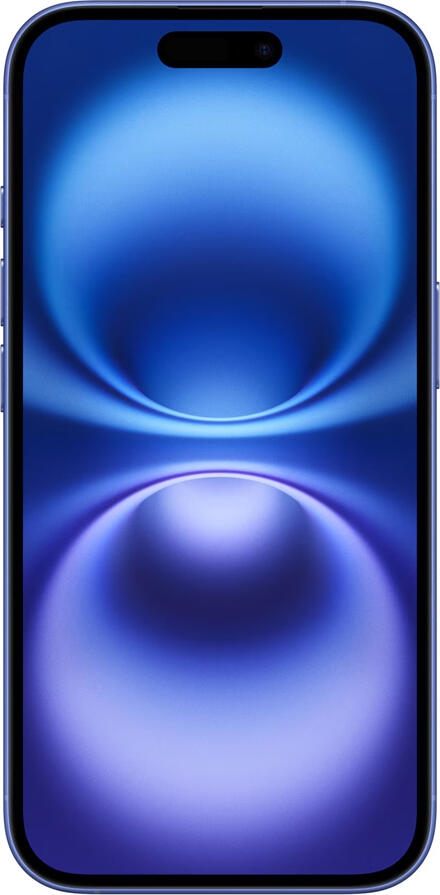 Apple iPhone 16 Smartphone, Ultramarine, 6.1-inch Super Retina XDR OLED Display, A18 Chip, 8GB RAM, 48MP Fusion Dual Camera, USB-C, 5G, Wi-Fi 7, iOS 18, IP68