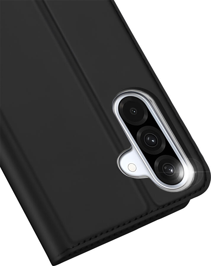DUX DUCIS SkinPro Wallet Case for Samsung Galaxy A36 5G A56 5G, Black, PU Leather Flip Cover with TPU Shell, Card Holder, Kickstand, Magnetic Flap