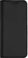DUX DUCIS SkinPro Wallet Flip Case for Samsung Galaxy S25, Black, PU Leather and TPU Full Body Protection Cover with Card Slot and Stand Function