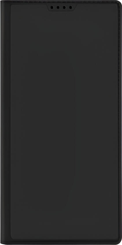 Husa Flip Wallet DUX DUCIS SkinPro pentru Samsung Galaxy S25 Ultra, Negru, din Piele PU si TPU, cu Slot pentru Card si Suport Media Pliabil