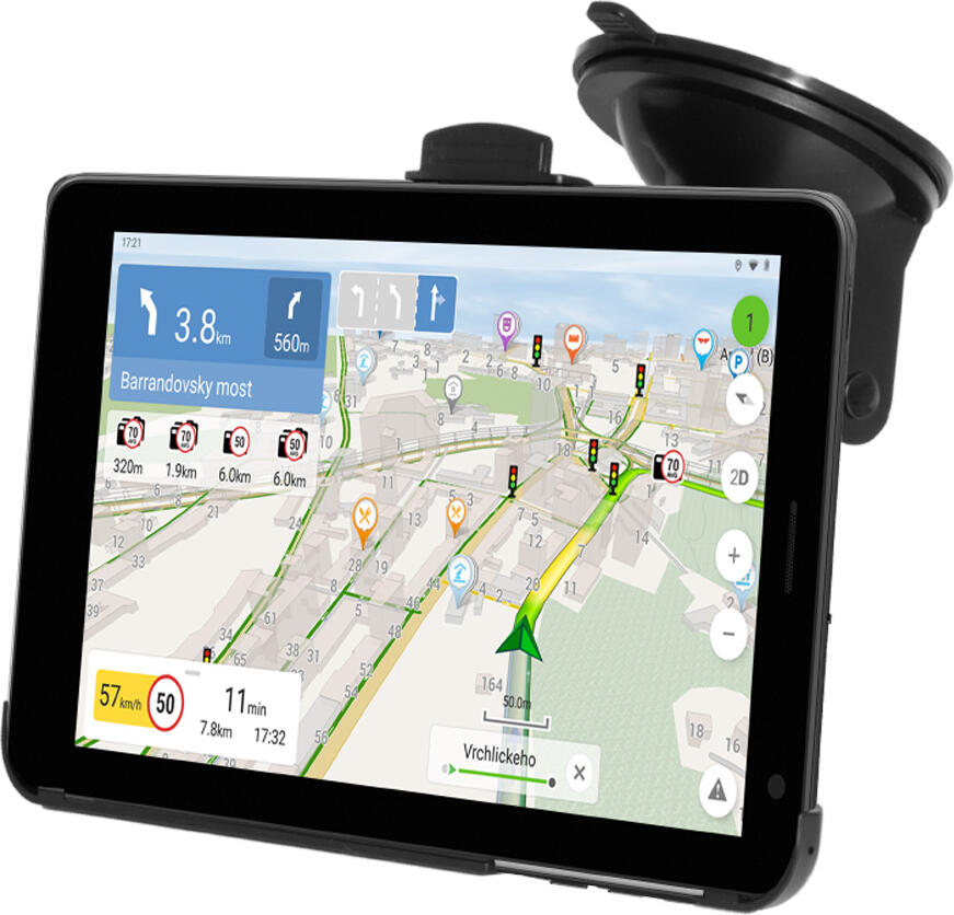 Планшет Navitel T797 4G 7 дюймов IPS 1024x600 Android 14 Go Octa-core MTK8768 3ГБ ОЗУ 64ГБ ПЗУ GPS 4G LTE Wi-Fi Bluetooth Камера 5МП с креплением в авто