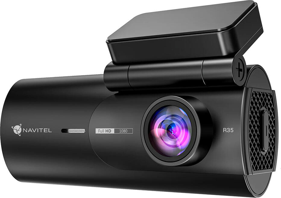Видеорегистратор Navitel R35 Full HD 1080p, сенсор GC2053 Night Vision, угол обзора 135°, Wi-Fi, циклическая запись, G-сенсор, черный