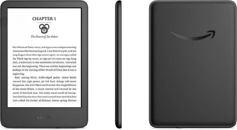 Cititor E-book Amazon Kindle (Generatia a 11-a) 2024, Ecran E-ink de 6 inch 300 ppi, Memorie 16 GB, Lumina Calda Reglabila, USB-C, Wi-Fi, Bluetooth, Negru