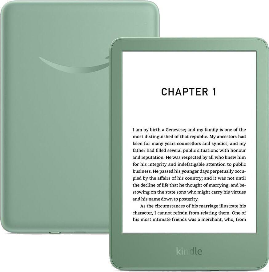 Amazon Kindle 11th Generation (2024) E-reader, 6-inch 300 ppi Glare-Free Display, 16 GB Storage, USB-C, Adjustable Front Light, Wi-Fi, Bluetooth