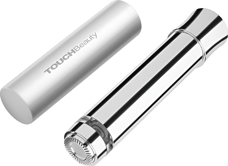 Epilator Facial TOUCHBeauty, Lame din Otel Inoxidabil, Rezistenta IPX5, Motor Silentios, Design Compact Cilindric pentru Mustata, Barba, Obrajori