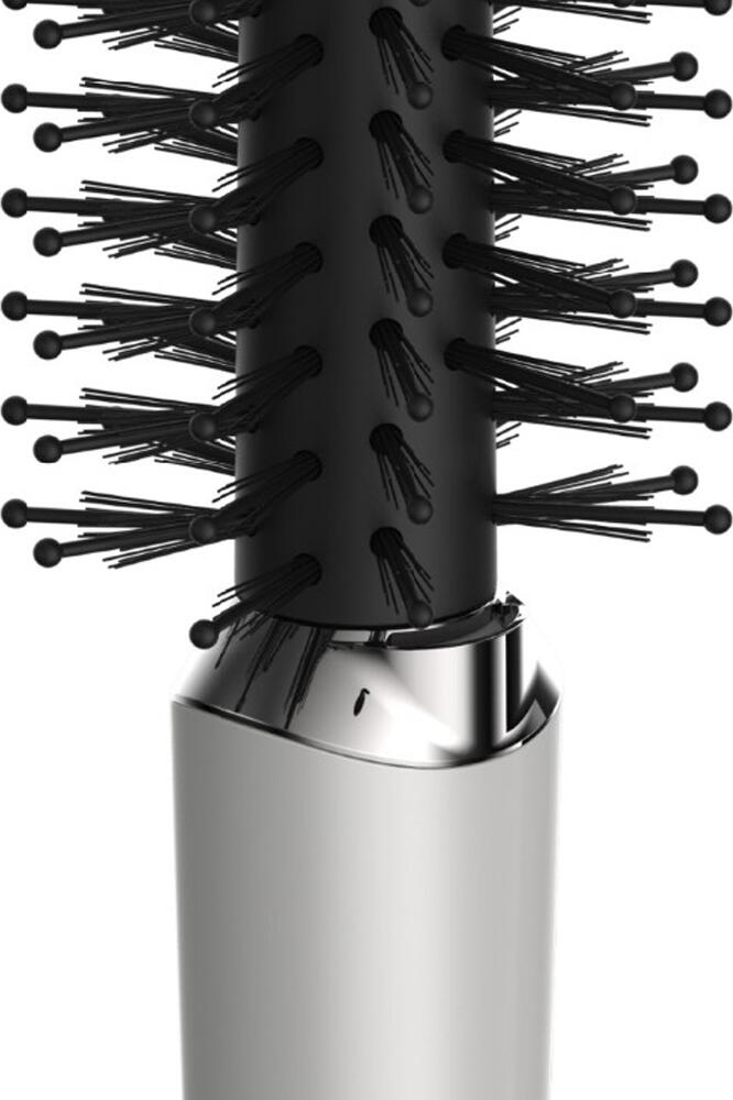 TouchBeauty TB-1758 Ionic Hair Styling Brush, Anti-Static Negative Ion Technology for Smooth Shine, Ergonomic ABS Design, Battery Powered, Silver