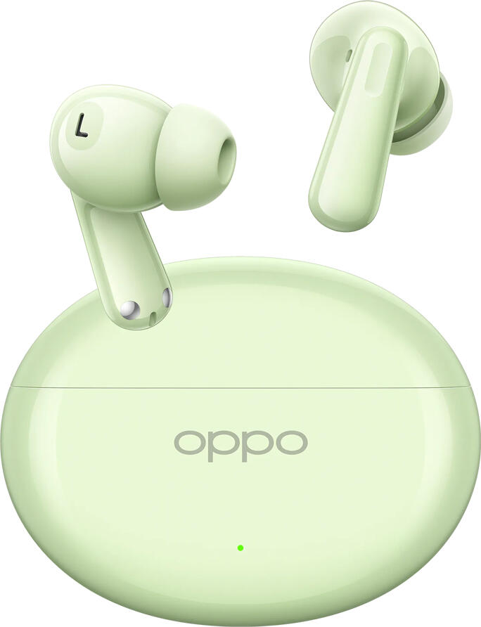Oppo Enco Air 4 ETEE1 True Wireless Earbuds - Green, with Active Noise Cancellation 32dB, 12.4mm Dynamic Driver, Bluetooth 5.4, IP55 Water Resistance, 43h Battery