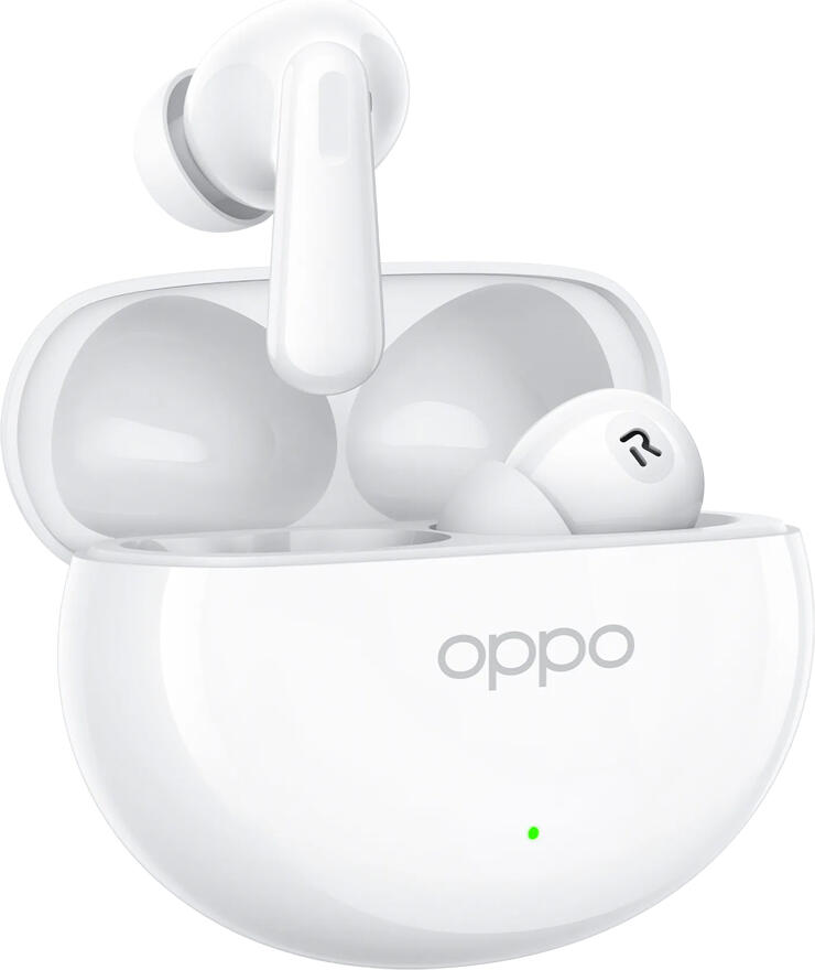 Casca Wireless Oppo Enco Air 4 ETEE1 - Alb, cu Anulare Activă a Zgomotului 32dB, Driver Dinamic 12.4mm, Bluetooth 5.4, Rezistență la Apă IP55, Baterie 43h
